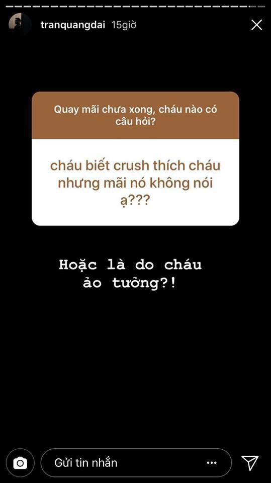 Nhờ tr&ograve; Q&A của Instagram m&agrave; mọi người mới biết c&oacute; một ch&uacute; tổng đ&agrave;i Quang Đại vừa lầy vừa t&acirc;m l&iacute; - Ảnh 8.