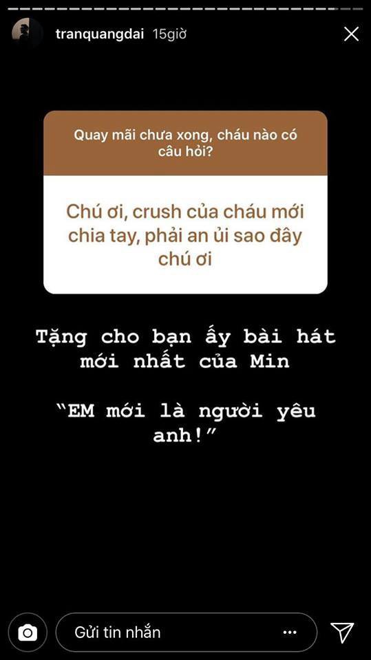 Nhờ tr&ograve; Q&A của Instagram m&agrave; mọi người mới biết c&oacute; một ch&uacute; tổng đ&agrave;i Quang Đại vừa lầy vừa t&acirc;m l&iacute; - Ảnh 14.