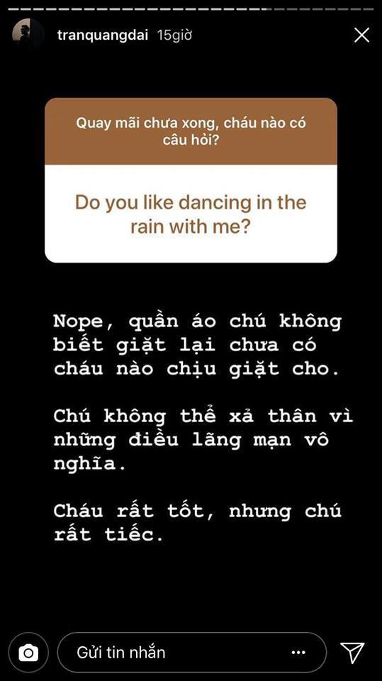 Nhờ tr&ograve; Q&A của Instagram m&agrave; mọi người mới biết c&oacute; một ch&uacute; tổng đ&agrave;i Quang Đại vừa lầy vừa t&acirc;m l&iacute; - Ảnh 22.