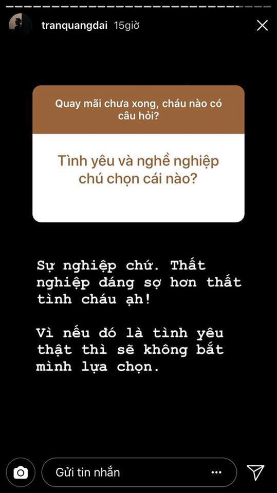 Nhờ tr&ograve; Q&A của Instagram m&agrave; mọi người mới biết c&oacute; một ch&uacute; tổng đ&agrave;i Quang Đại vừa lầy vừa t&acirc;m l&iacute; - Ảnh 26.