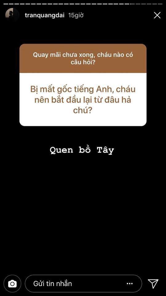 Nhờ trò Q&A của Instagram mà mọi người mới biết có một chú tổng đài Quang Đại vừa lầy vừa tâm lí - Ảnh 28.