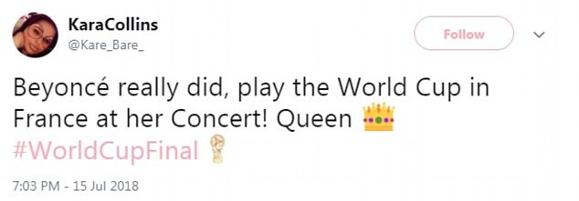 Vừa xem concert của Beyoncé vừa hóng trận chung kết World Cup, người Pháp quẩy banh nóc trước sâu khấu khi hay tin đội nhà ghi bàn - Ảnh 5.