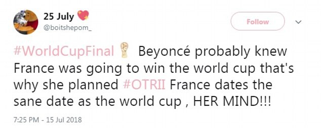 Vừa xem concert của Beyoncé vừa hóng trận chung kết World Cup, người Pháp quẩy banh nóc trước sâu khấu khi hay tin đội nhà ghi bàn - Ảnh 3.