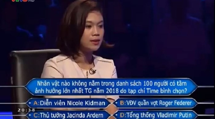Một mình chống lại cả thế giới, cô gái xinh đẹp nhận kết quả bất ngờ trong Ai là triệu phú - Ảnh 2. Một mình chống lại cả thế giới, cô gái xinh đẹp nhận kết quả bất ngờ trong Ai là triệu phú - Ảnh 2.