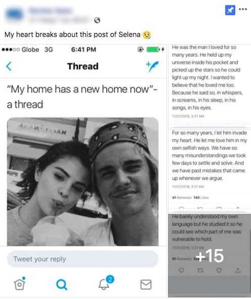 Harm At The Touching Epitaph Selena Gomez For Justin Bieber When He Is About To Be The Other Husband The Last Few Days The News That Justin Bieber Was Engaged To Hailey