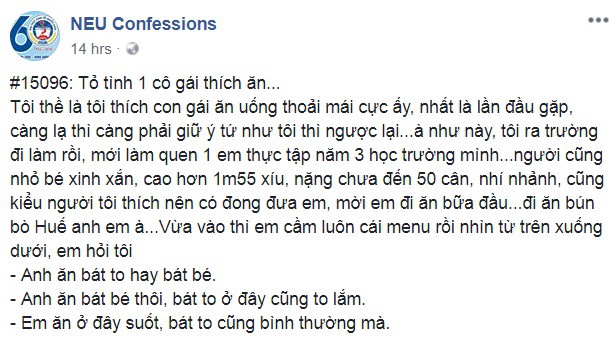 Chàng trai mừng như “vớ được vàng” khi bạn gái chẳng thích nhà phố, ô tô chỉ mê... ăn! - Ảnh 1.