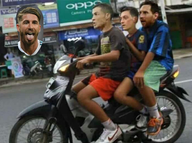 Gặp nhau tại sân bay, Ronaldo và Messi quay lại đón Ramos rồi mới yên tâm ra về - Ảnh 3.