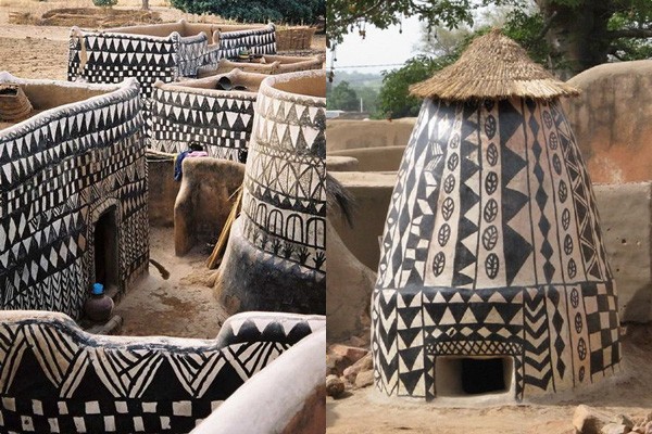 Tiébélé: Ngôi làng cổ được tạo nên từ phân bò, từng căn nhà đều là tác phẩm nghệ thuật tuyệt vời - Ảnh 12.