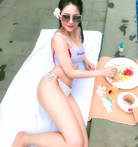 Bị nghi ngờ tu sửa vòng 1 khi đăng ảnh bikini, Trâm Anh đáp trả cư dân mạng: Kém miếng khó chịu à? - Ảnh 3.