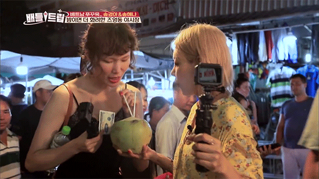 Oanh tạc chợ đêm Phú Quốc, người mẫu xứ Hàn Song Kyunga và Song Haena đã thưởng thức những món ngon gì? - Ảnh 6.