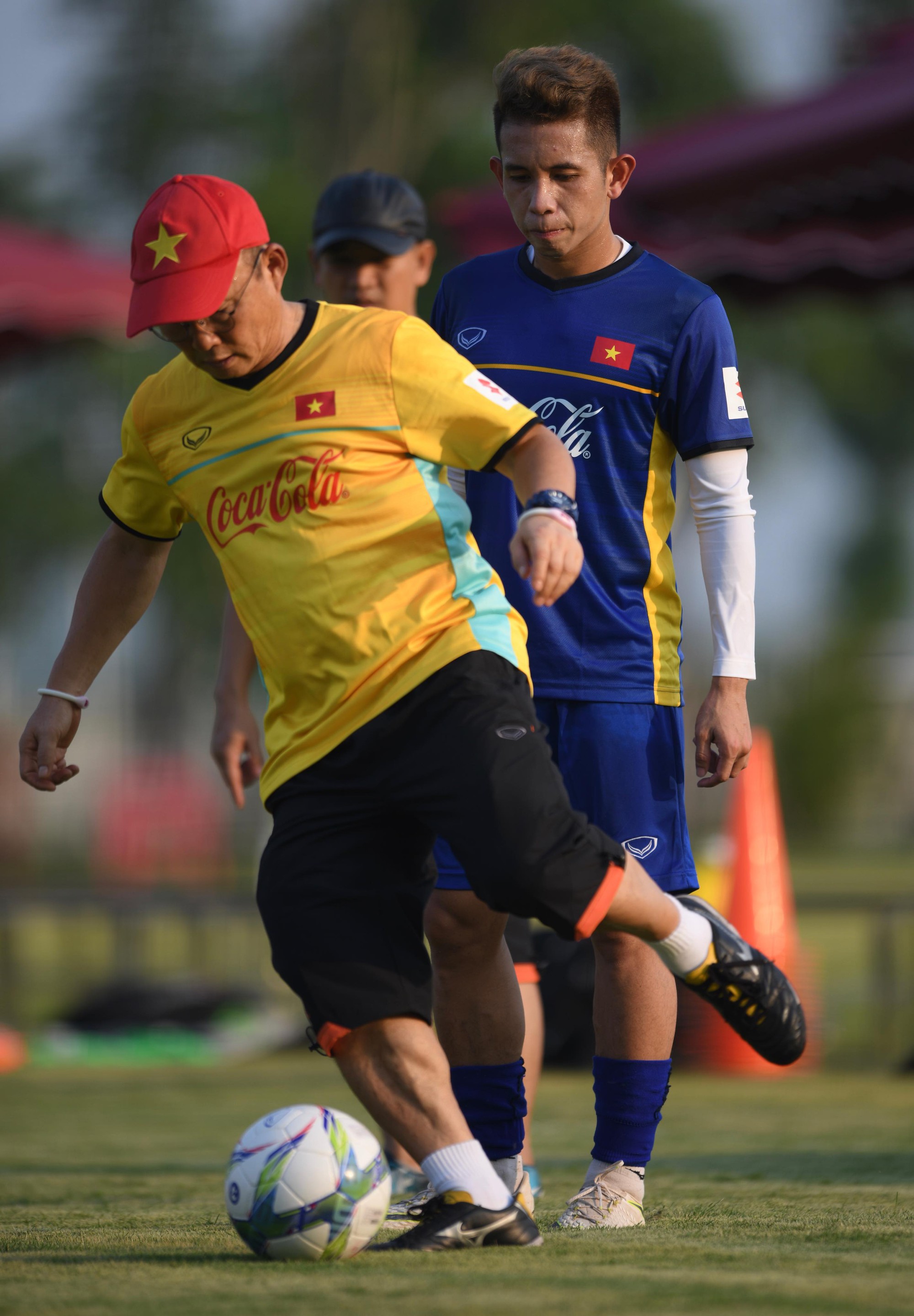 Công Phượng chấn thương, U23 Việt Nam tập buổi đầu ở PVF - Ảnh 9.