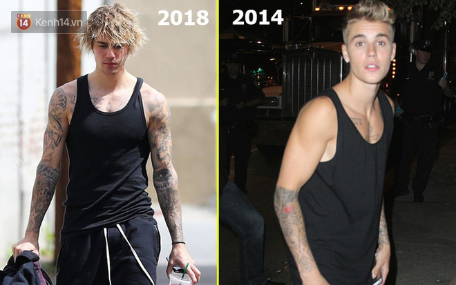 Chùm ảnh: Mặc cùng một kiểu áo nhưng ngày xưa Justin Bieber là hoàng tử, còn giờ là chúa tể của sự bô nhếch - Ảnh 4.