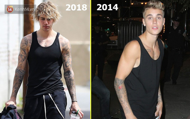 Ch&ugrave;m ảnh: Mặc c&ugrave;ng một kiểu &aacute;o nhưng ng&agrave;y xưa Justin Bieber l&agrave; ho&agrave;ng tử, c&ograve;n giờ l&agrave; ch&uacute;a tể của sự b&ocirc; nhếch - Ảnh 4.