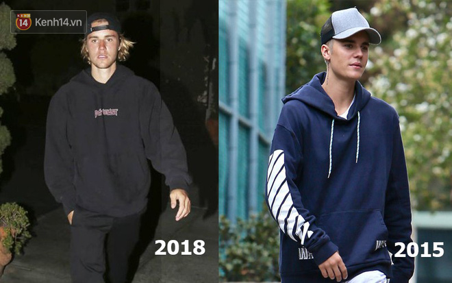 Ch&ugrave;m ảnh: Mặc c&ugrave;ng một kiểu &aacute;o nhưng ng&agrave;y xưa Justin Bieber l&agrave; ho&agrave;ng tử, c&ograve;n giờ l&agrave; ch&uacute;a tể của sự b&ocirc; nhếch - Ảnh 6.