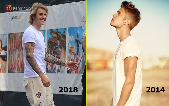 Chùm ảnh: Mặc cùng một kiểu áo nhưng ngày xưa Justin Bieber là hoàng tử, còn giờ là chúa tể của sự bô nhếch - Ảnh 3.