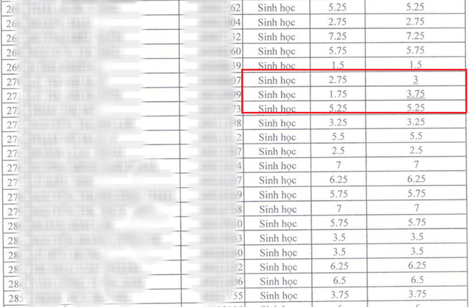 Chấm phúc khảo điểm thi THPT Quốc gia 2018: Nhiều thí sinh tăng từ 0.25 đến 6.6 điểm - Ảnh 3.