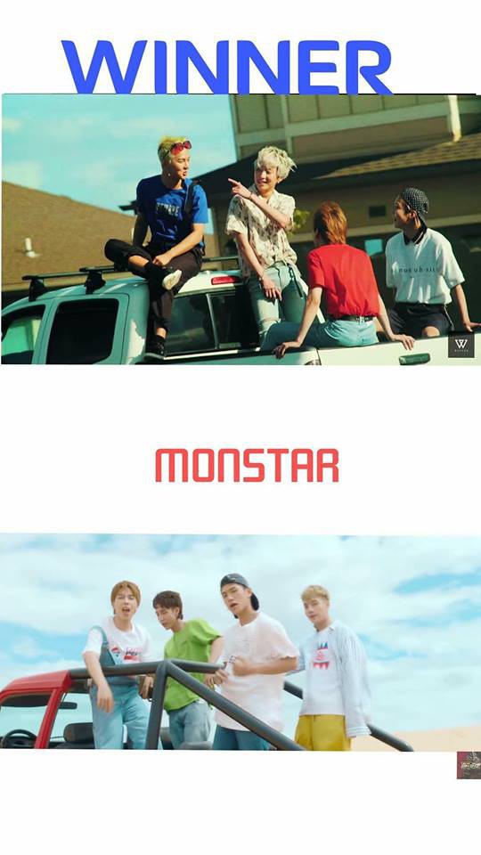 Vừa ra mắt, MV Hey Girl (Monstar) dính nghi án vay mượn concept MV mùa hè của WINNER - Ảnh 5.