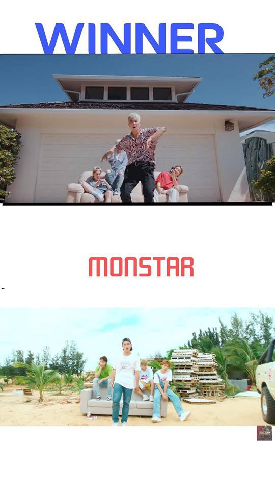 Vừa ra mắt, MV Hey Girl (Monstar) dính nghi án vay mượn concept MV mùa hè của WINNER - Ảnh 10.