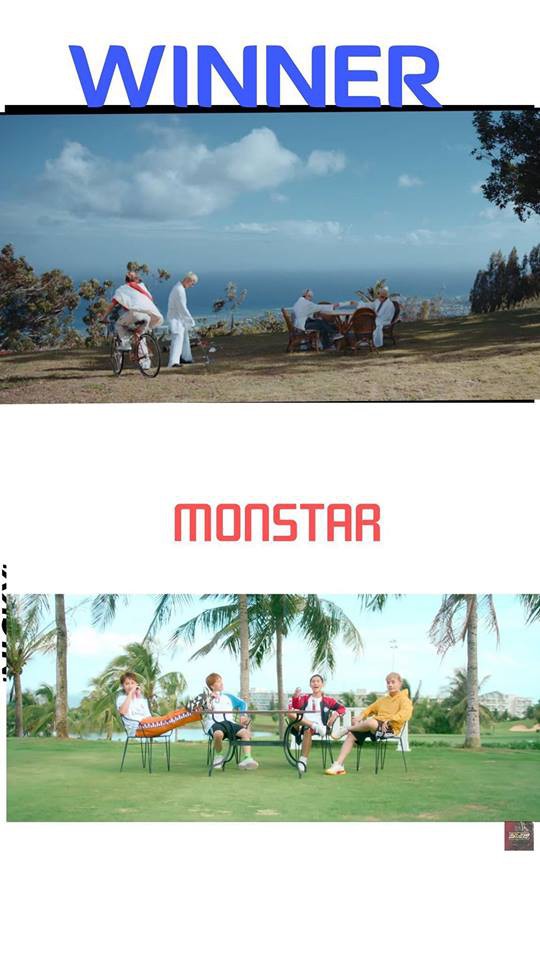 Vừa ra mắt, MV Hey Girl (Monstar) dính nghi án vay mượn concept MV mùa hè của WINNER - Ảnh 11.