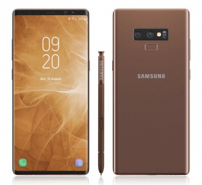 Lá» diá»n áº£nh render rÃµ nÃ©t cá»§a Galaxy Note 9 - áº¢nh 1.