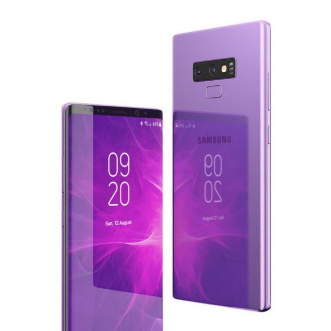 Lá» diá»n áº£nh render rÃµ nÃ©t cá»§a Galaxy Note 9 - áº¢nh 2.