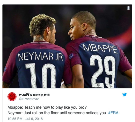 Pele mới Mbappe bị chỉ tr&iacute;ch v&igrave; ăn vạ giống Neymar - Ảnh 3.