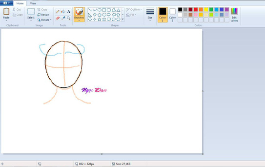 Chán khoe tài vẽ trên giấy, cư dân mạng quyết định khoe tranh vẽ bằng chuột máy tính trên MS Paint - Ảnh 1.