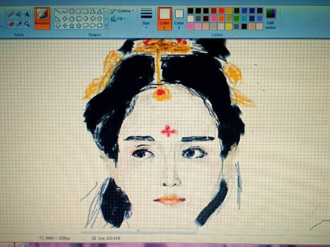 Chán khoe tài vẽ trên giấy, cư dân mạng quyết định khoe tranh vẽ bằng chuột máy tính trên MS Paint - Ảnh 7.