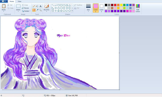 Khó tin những bức họa tuyệt đẹp này vẽ bằng phần mềm Microsoft Paint  Báo  Dân trí