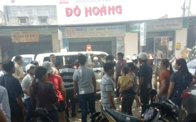 Mang bình gas mini ra chơi, hai cháu bé bị thương ở Đắk Lắk - Ảnh 1.