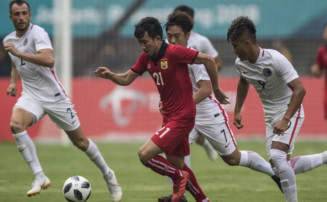 Olympic Lào thua trận mở màn bóng đá nam ASIAD 2018 - Ảnh 1. Olympic Lào thua trận mở màn bóng đá nam ASIAD 2018 - Ảnh 1.