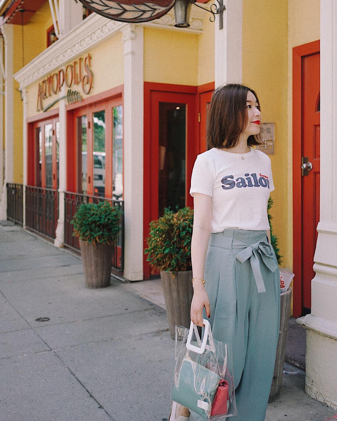 Th&acirc;n h&igrave;nh quả t&aacute;o với v&ograve;ng bụng lớn vẫn mặc đẹp nức nở, chỉ cần c&aacute;c n&agrave;ng diện đồ theo 4 tips n&agrave;y - Ảnh 9.