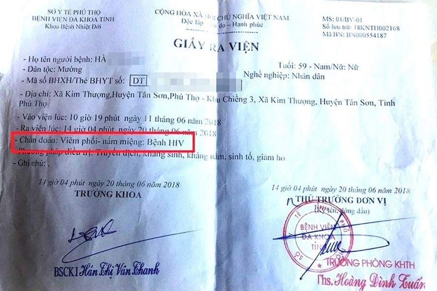 Nóng: Bộ Y tế vào cuộc vụ người dân nhiễm HIV nghi do bác sĩ dùng chung kim tiêm ở Phú Thọ - Ảnh 2. Nóng: Bộ Y tế vào cuộc vụ người dân nhiễm HIV nghi do bác sĩ dùng chung kim tiêm ở Phú Thọ - Ảnh 2.