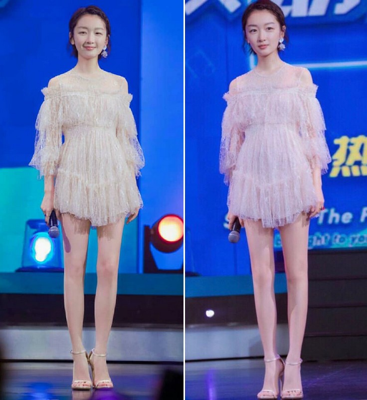 Châu Đông Vũ diện váy rất xinh nhưng đôi chân dài như cà kheo, thẳng đuột như ma nơ canh của cô mới là thứ gây chú ý - Ảnh 3. Châu Đông Vũ diện váy rất xinh nhưng đôi chân dài như cà kheo, thẳng đuột như ma nơ canh của cô mới là thứ gây chú ý - Ảnh 3.