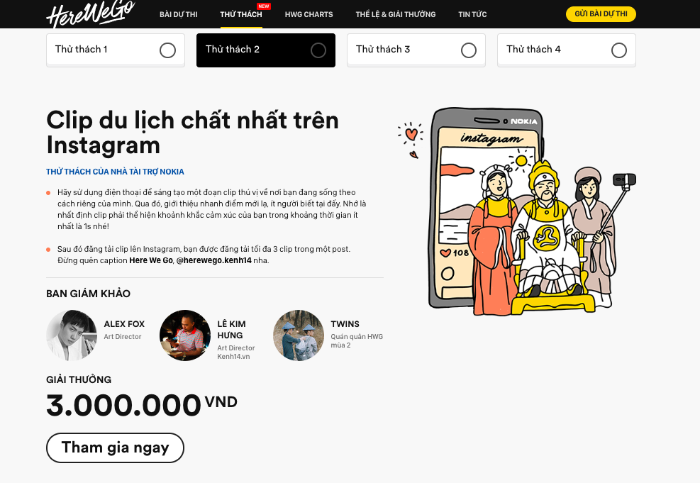 Tung chiêu với video trên Instagram, các bạn trẻ đang quyết liệt dành lợi thế tại vòng 1 Here We Go - Ảnh 2.