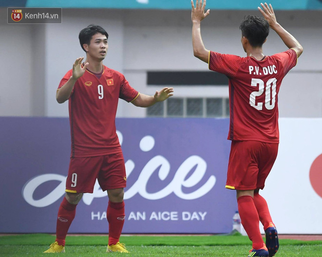 Quang Hải, Công Phượng lập công, Olympic Việt Nam khởi đầu mỹ mãn ở ASIAD 2018 - Ảnh 3.