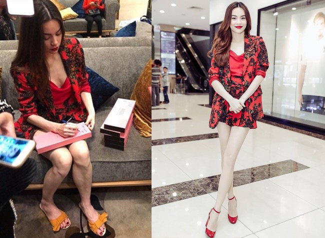 Những đ&ocirc;i ch&acirc;n kh&ocirc;ng như mơ của d&agrave;n mỹ nh&acirc;n Vbiz bị b&oacute;c mẽ khi chưa can thiệp photoshop - Ảnh 1.
