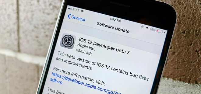 Chỉ v&agrave;i tiếng sau khi được ph&aacute;t h&agrave;nh, Apple ngừng cập nhật iOS 12 Beta 7 do c&oacute; qu&aacute; nhiều lỗi - Ảnh 2.