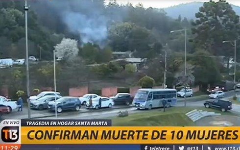 Cháy viện dưỡng lão ở Chile khiến 10 cụ già thiệt mạng - Ảnh 1.