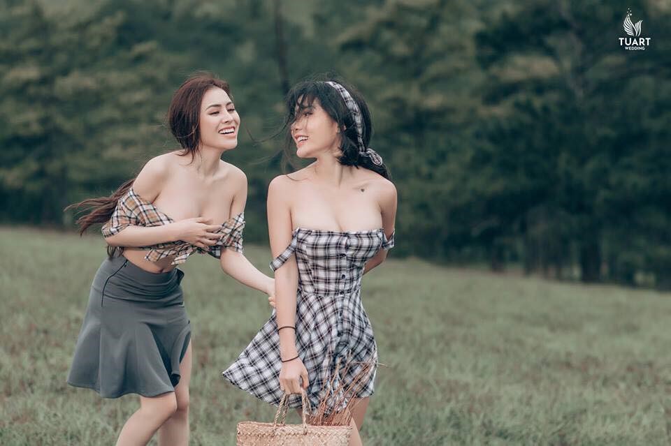 Công an vào cuộc vụ Á hậu Thư Dung khoe thân phản cảm ở Tuyệt Tình Cốc Đà Lạt - Ảnh 2.