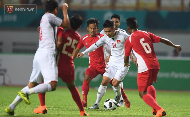 Olympic Việt Nam giành vé sớm vào vòng knock-out ASIAD 2018, tranh ngôi nhất bảng với Nhật Bản - Ảnh 1.