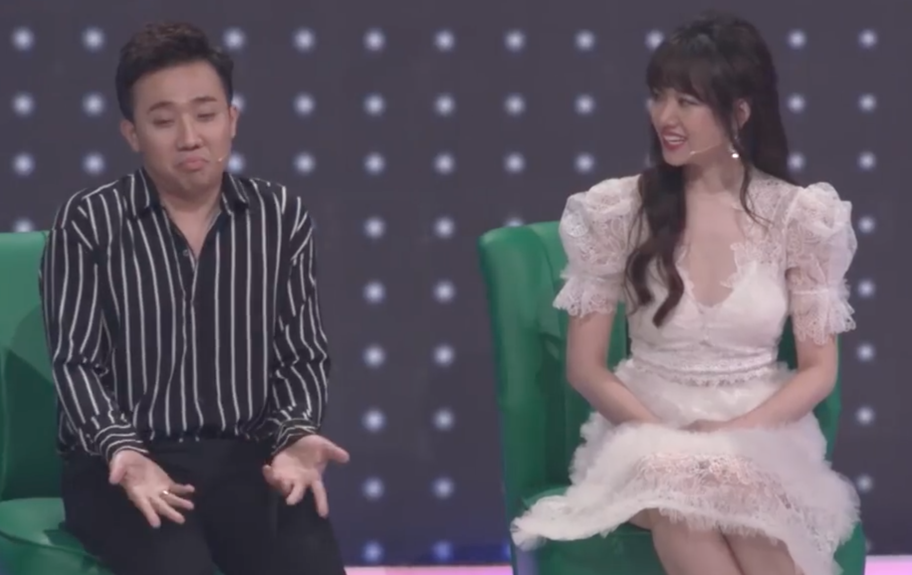 Hari Won nhăn mặt chịu trận khi Trấn Thành hăng hái kể xấu vợ! - Ảnh 5.