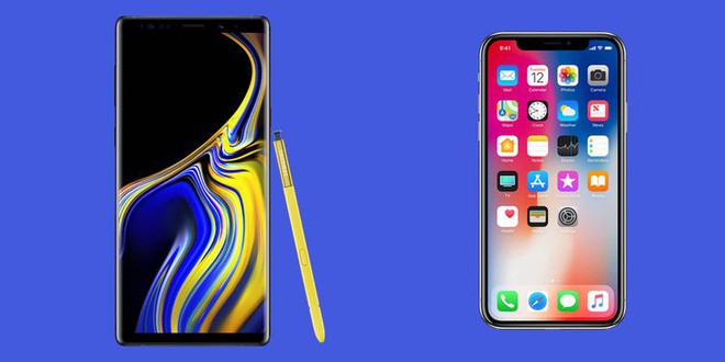 Đại chiến ngàn đô: Samsung Galaxy Note9 vượt trội so với Apple iPhone X - Ảnh 1.