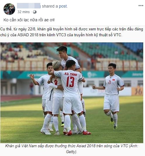 Người hâm mộ háo hức khi sắp được xem Olympic Việt Nam trên sóng truyền hình - Ảnh 3.