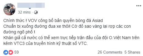 Người h&acirc;m mộ h&aacute;o hức khi sắp được xem Olympic Việt Nam tr&ecirc;n s&oacute;ng truyền h&igrave;nh - Ảnh 2.