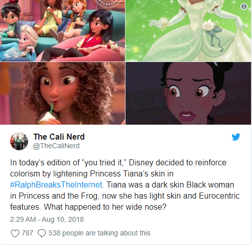 Disney hứng gạch đá dư luận vì tự tiện sửa tóc, nắn mũi, tắm trắng cho công chúa Tiana - Ảnh 5.