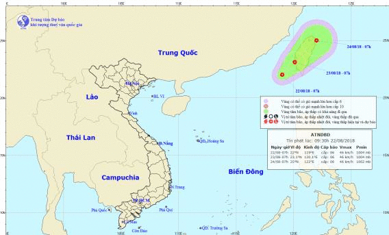 Hình thành áp thấp nhiệt đới mới trên biển Đông - Ảnh 1.