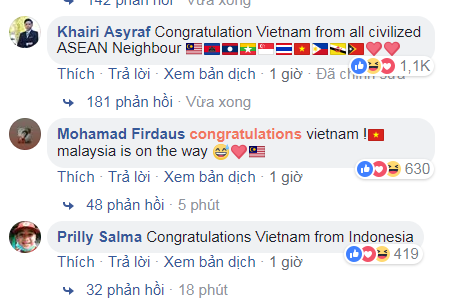 Fan châu Á đồng loạt chúc mừng chiến tích của Olympic Việt Nam - Ảnh 4.