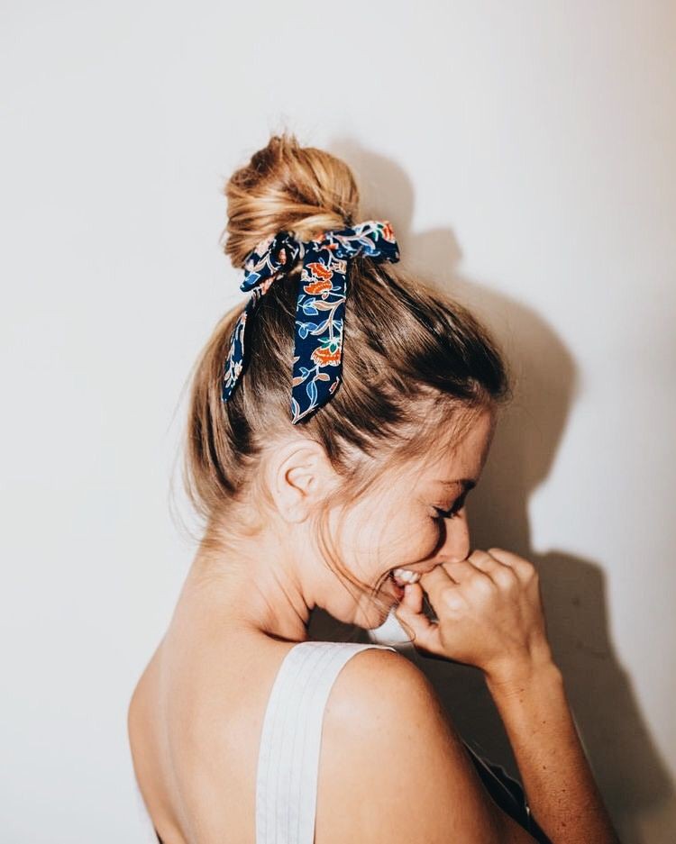 Hello Girl Dây Buộc Tóc Vải Scrunchies Phi Bóng Cột Kẹp Phong Cách Hàn  Duyên Dáng Cho Nữ  Shopee Việt Nam