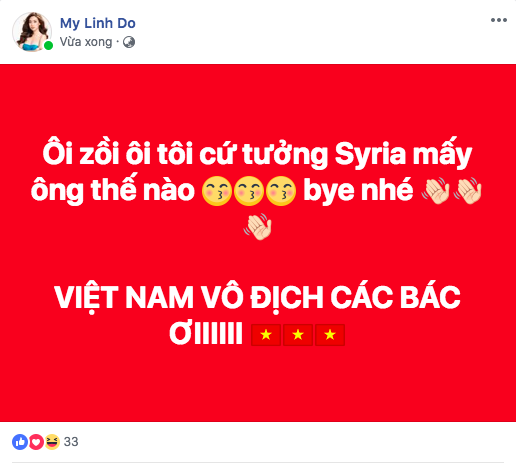 Sao Vbiz vỡ oà sung sướng khi Văn Toàn ghi bàn, đưa Việt Nam vào bán kết ASIAD 2018 - Ảnh 2.